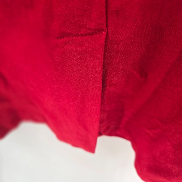 Vixen by Micheline Pitt Red Maneater Lined Back Slit Wiggle Dress 3x - Picture 7 of 10